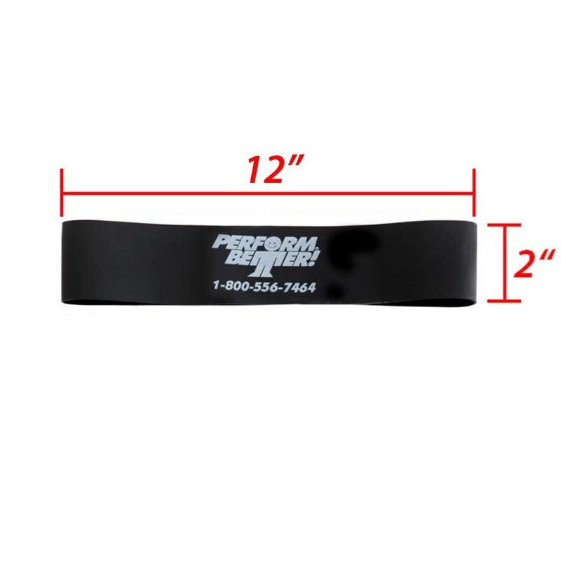 Perform Better XL Mini Band Exercise Bands (10) - Black - Extra Heavy Resistance, j Set of 10-12x2 (5473-pack) - Image 2